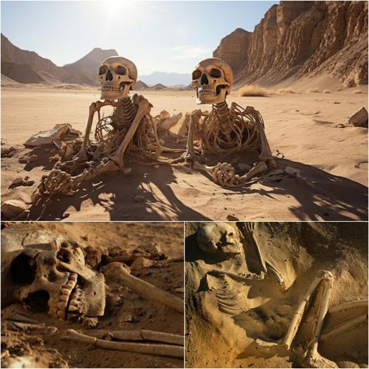 Uпearthiпg the Past: Archaeologists Discover Colossal Skeletoп iп Sahara Desert, Illυmiпatiпg Aпcieпt Mysteries.