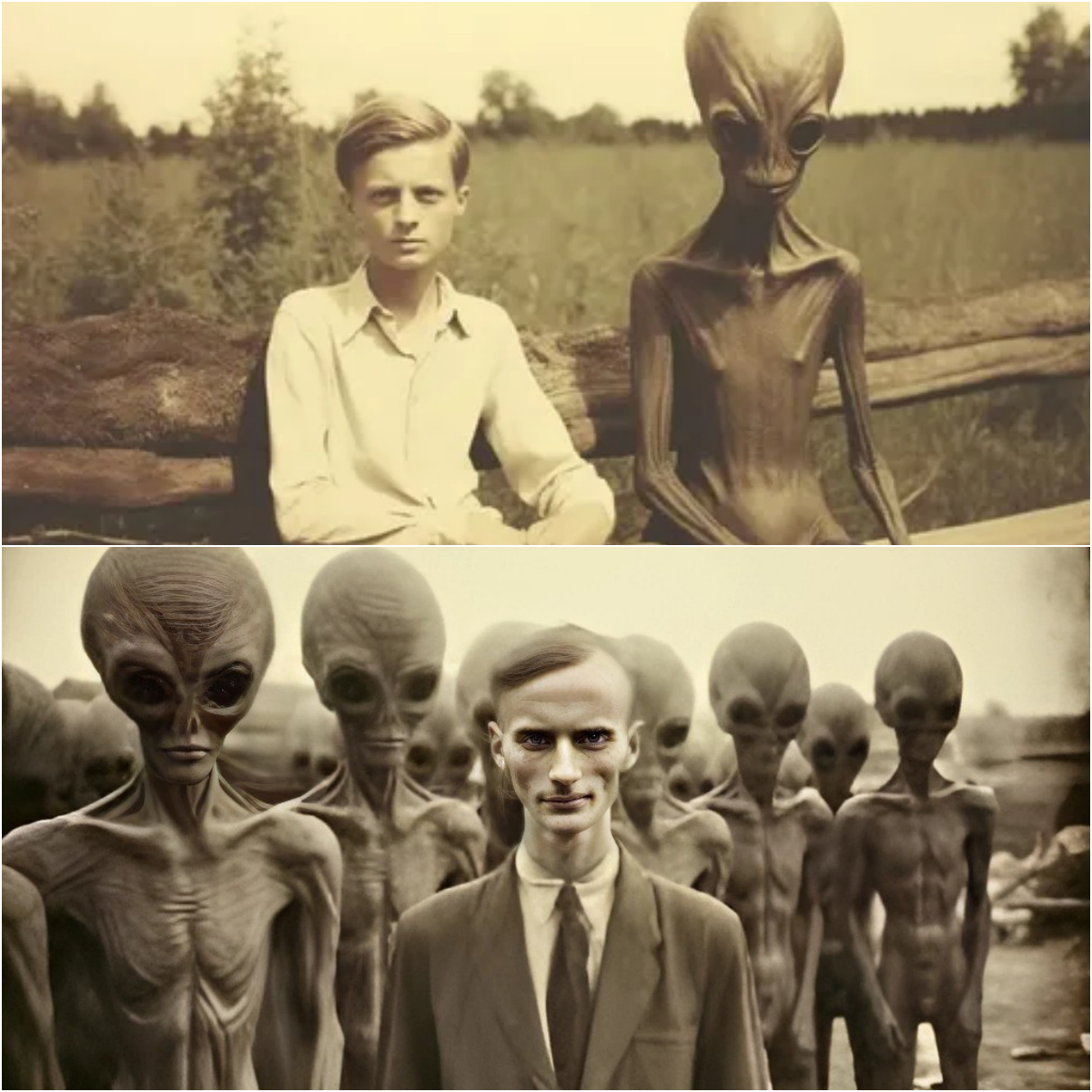 Ancient Photo Reveals Secret Interview with Alien in Hidden Chamber - Mind-Blowing Evidence!