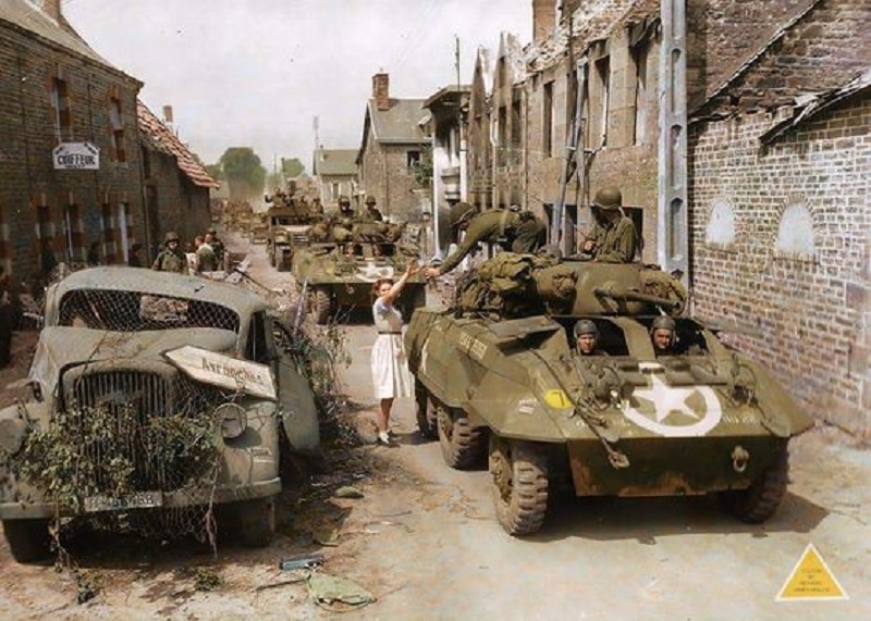 The Encounter Between Past and Present: Route de la Liberation, Normandy, 1944 and Now