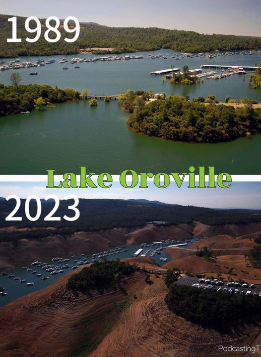 Most Beautiful Picture Lake Oroville Before and after 