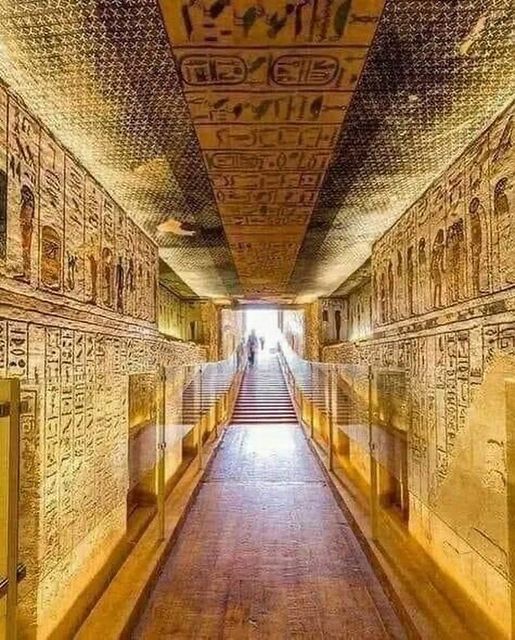 The tomb of Ramses III in the Valley of the Kings Egypt