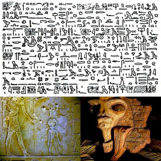 UFO and Extraterrestrial Evidence Found in Egyptian Artifacts. Is the construction of the pyramids really attributed to humans?