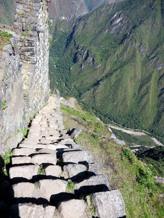 Huayna Picchu: The Stairs of Death in Peru