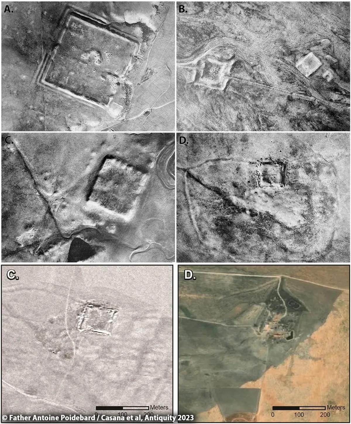 Cold war satellite images reveal nearly 400 Roman forts