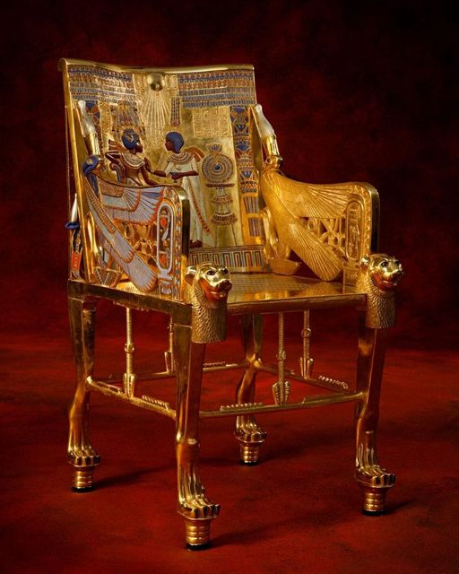 Unveiling the Splendor of the Golden Throne of King Tutankhamun