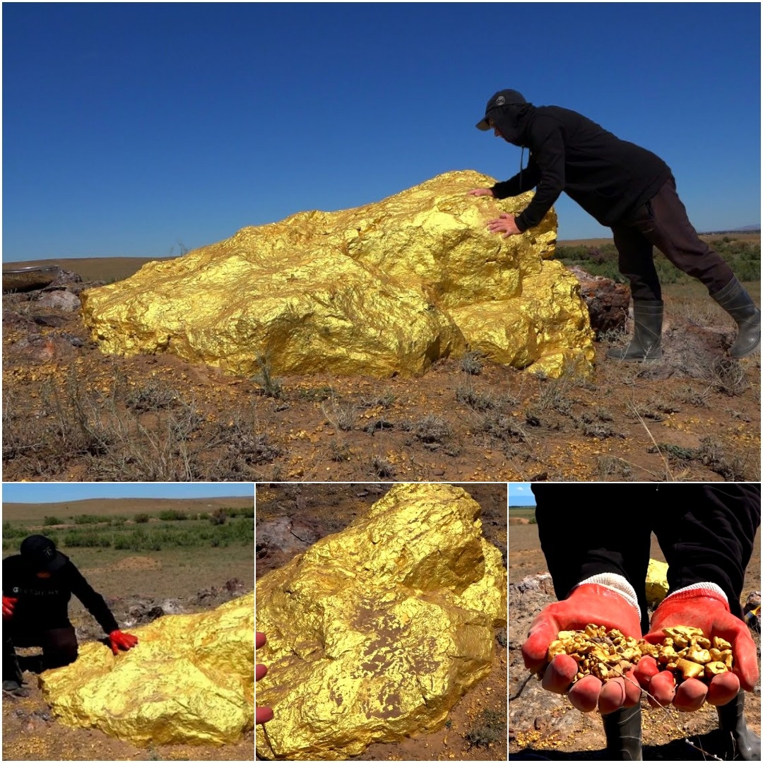 “The Unearthly Marvel: Discovering the Largest Gold Nugget Ever Found!”