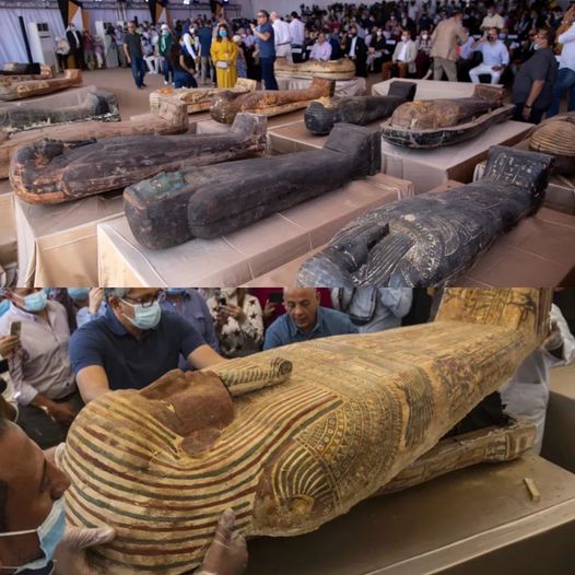 Revealing Mysteries of Egypt: Discovery of 13 Intact Coffins from Saqqara Burial Shaft, Courting Again 2500 Years.